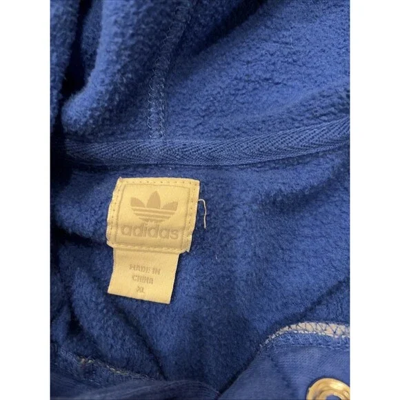 Rare VTG Adidas Golden State Warriors Button Hoodie Sz XL NBA curry butler - Picture 8 of 11